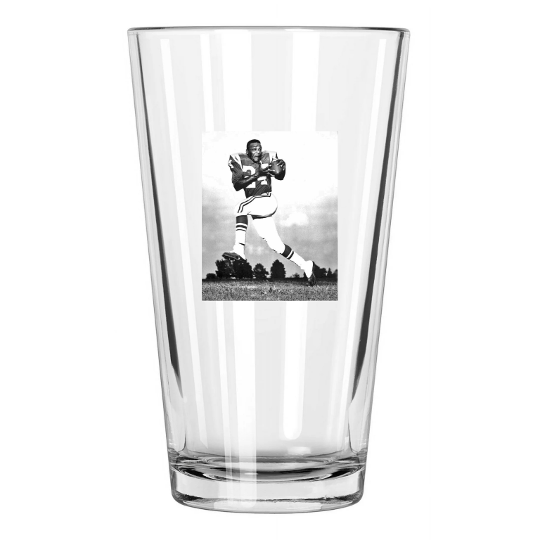 1964 Baltimore Colts Lenny Moore Nfl Football Hof 75 Pint Beer Drinking Glass