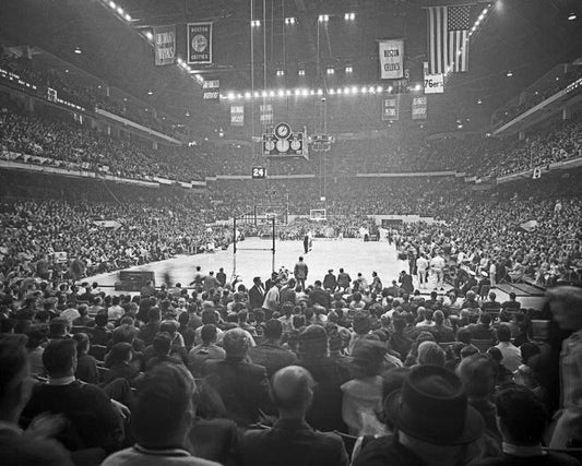 1964 Boston Celtics Boston Garden Glossy Photo Print Basketball Poster