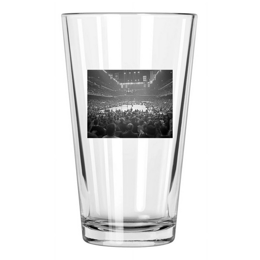 1964 Boston Celtics Boston Garden Photo Basketball Pint Beer Drinking Glass