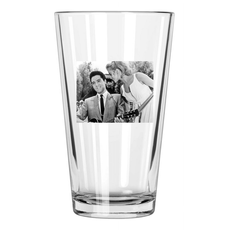 1964 Film Viva Las Vegas Ann Margret And Elvis Presley Pint Beer Drinking Glass