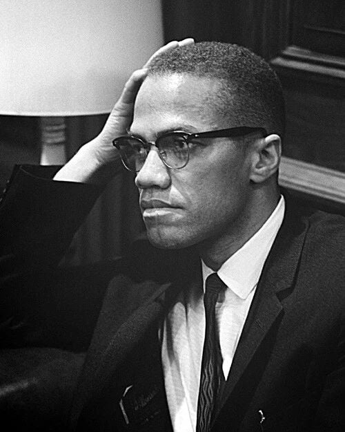 1964 Harlem Civil Rights Rally Malcolm X Keychain Glossy Print Minister Keychain