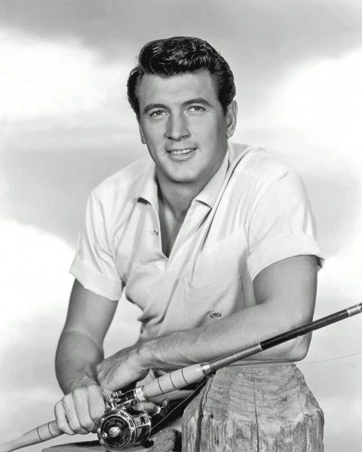 1964 Movie Actor Rock Hudson Glossy Keychain Man'S Favorite Sport Keychain