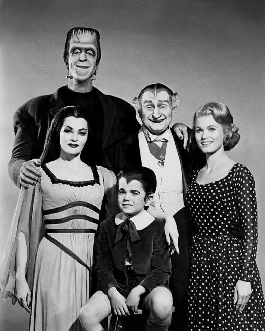 1964 Television Show The Munsters Glossy Magnet Sitcom Magnet Tv Print