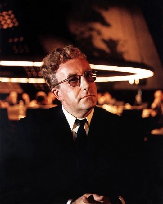 1964 War Film Dr Stangelove Glossy Keychain Peter Sellers Keychain Movie Print