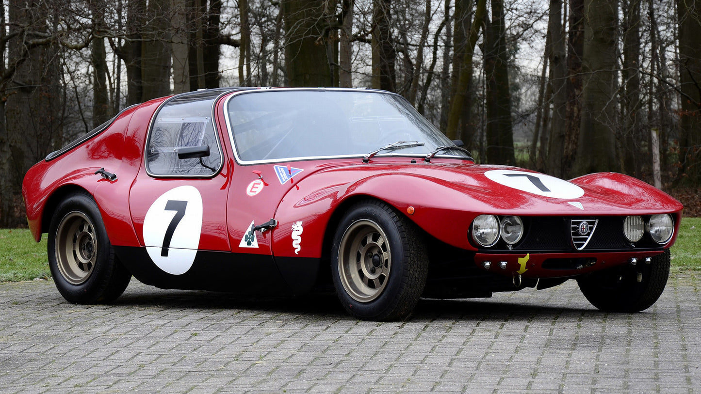 Alfa Romeo Giulia Tz Berlinetta Prototype Hd Art Keychain