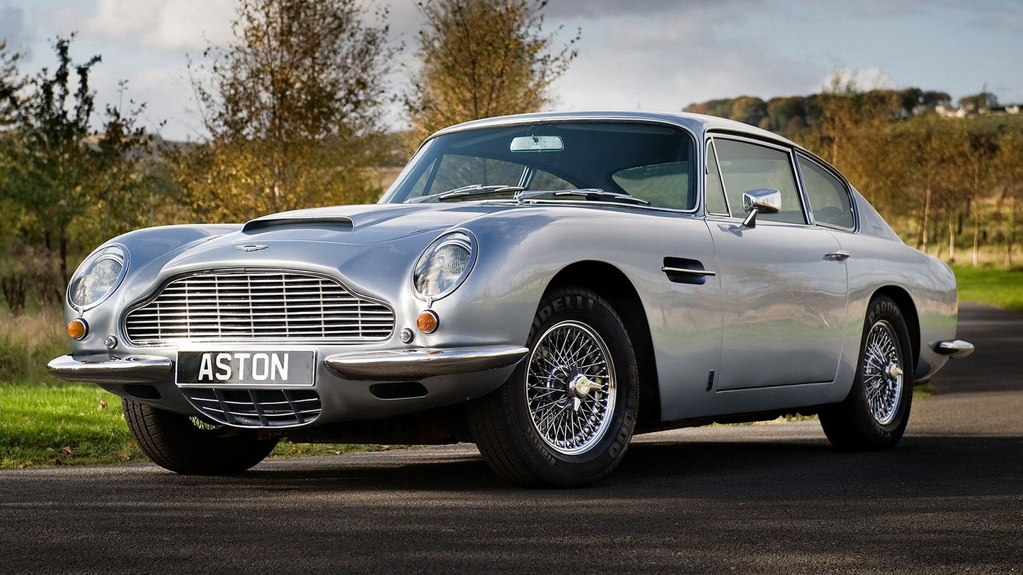Aston Martin Db6 Uk Hd Art Keychain