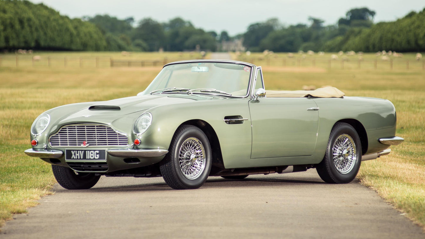 Aston Martin Db6 Vantage Volante Uk Hd Art Keychain