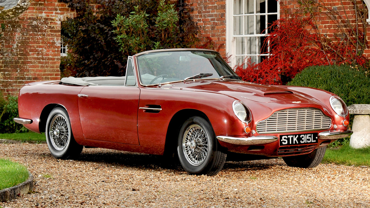 Aston Martin Db6 Volante Uk Hd Art Keychain