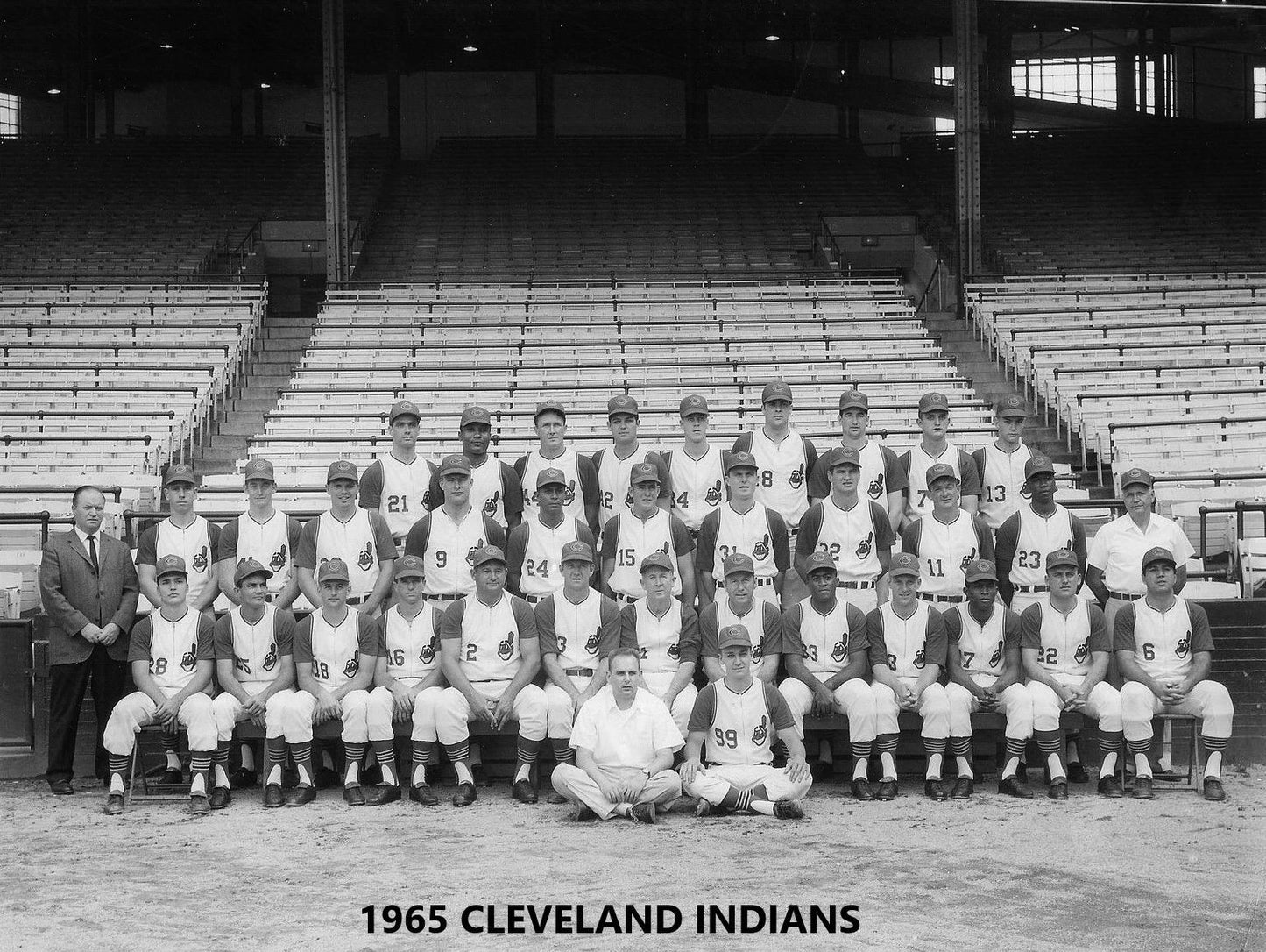 1965 Cleveland Indians Team Photo Baseball Picture Mlb