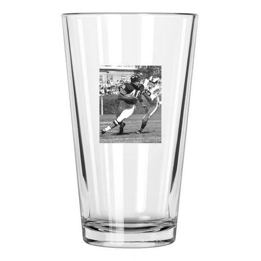 1965 Chicago Bears Gale Sayers Photo Football Hof 77 Pint Beer Drinking Glass