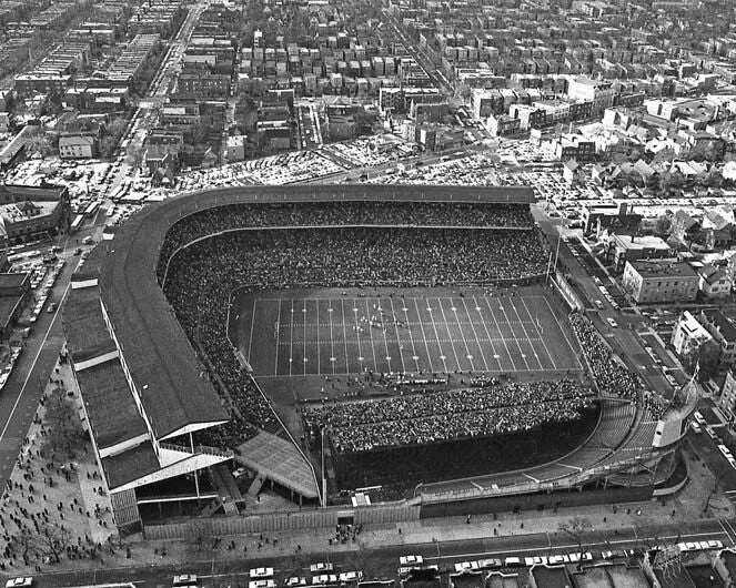 1965 Chicago Bears Wrigley Field Glossy Photo Stadium Print Poster