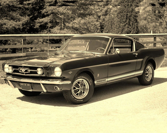 1965 Ford Mustang Gt Classic American Muscle Car Vintage Magnet Magnet
