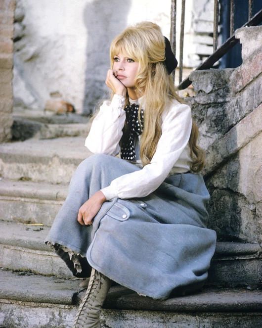 1965 Film Actress Brigitte Bardot Glossy Photo 'Viva Maria' Print Poster