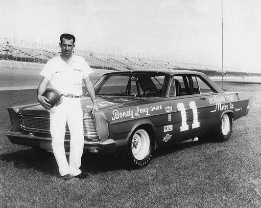 1965 Nascar Driver Ned Jarrett Glossy Photo Stock Car Poster Print