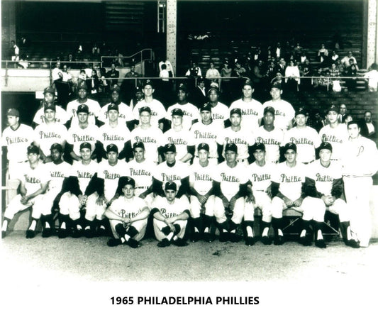 1965 Philadelphia Phillies Team Photo Baseball Picture Mlb