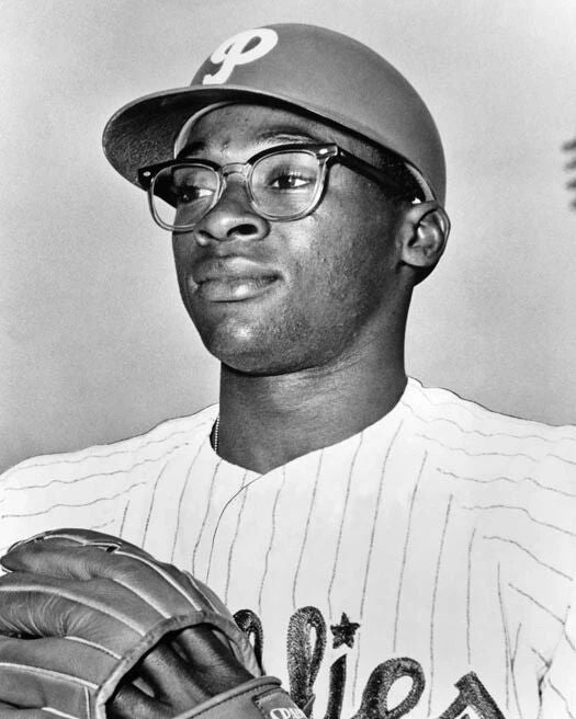 1965 Philadelphia Phillies Dick Allen Glossy Photo Print Baseball Poster