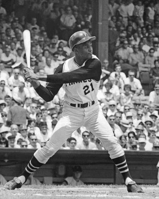 1965 Pittsburgh Pirates Roberto Clemente Glossy Photo Print Poster Hof 73
