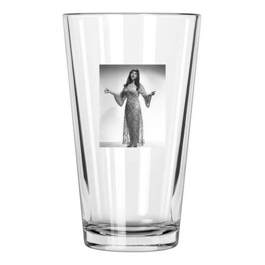 1965 'Queen Of Soul' Singer Aretha Franklin Photo Music Pint Beer Drinking Glass