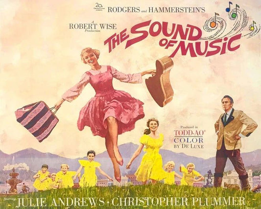 1965 The Sound Of Music Glossy Magnet Julie Andrews Magnet Drama Print