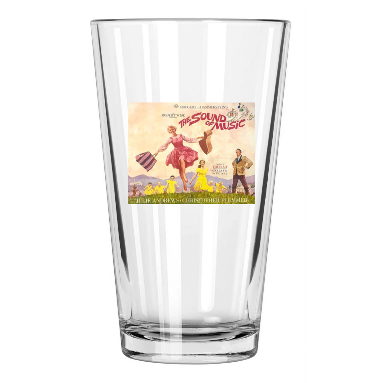 1965 The Sound Of Music Photo Julie Andrews Drama Pint Beer Drinking Glass