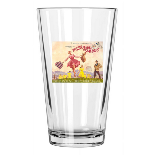 1965 The Sound Of Music Photo Julie Andrews Drama Pint Beer Drinking Glass