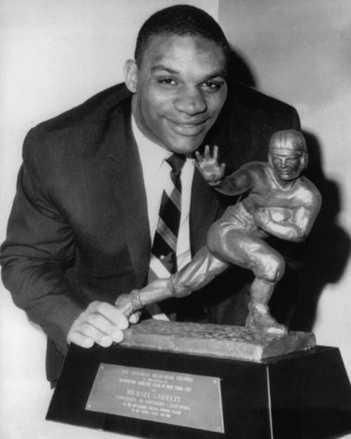 1965 Usc Mike Garrett Glossy Photo College Heisman Trophy Winner Poster