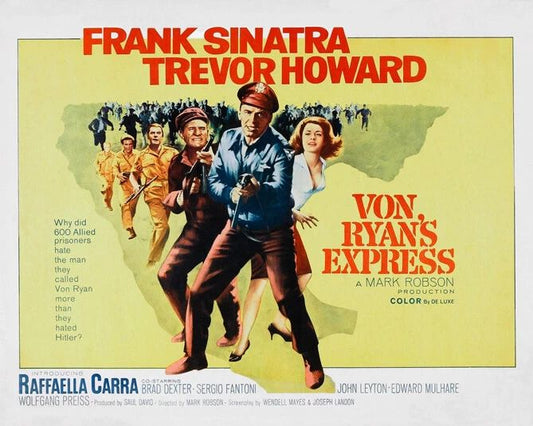1965 War Film Von Ryans Express And Frank Sinatra Glossy Photo Poster Print 2