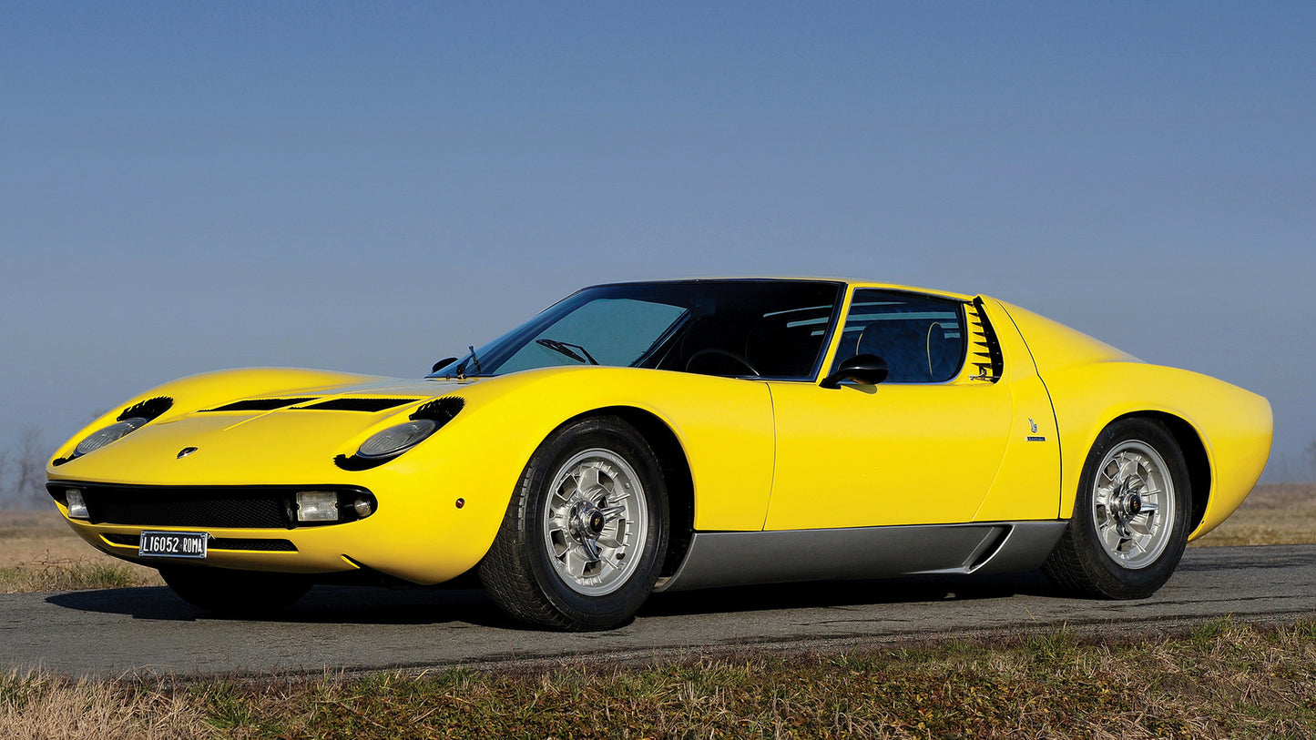 Lamborghini Miura Hd Art Jigsaw Puzzle