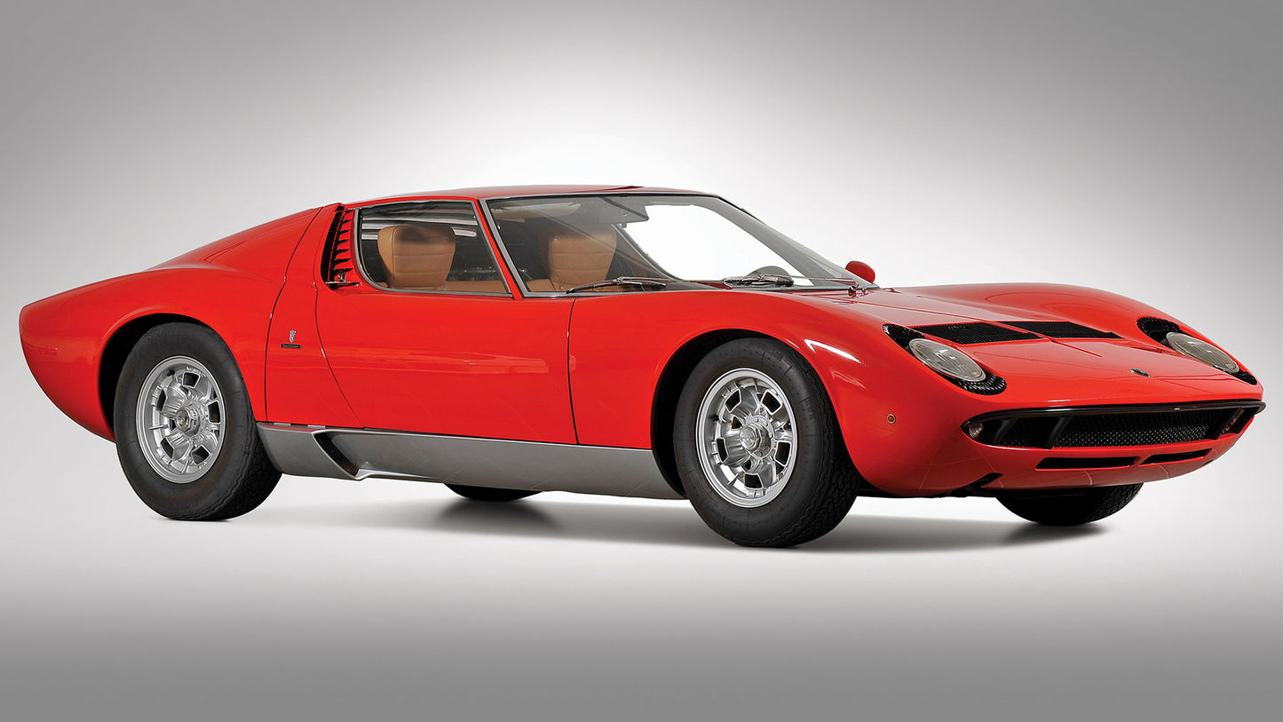 Lamborghini Miura Hd Art Jigsaw Puzzle