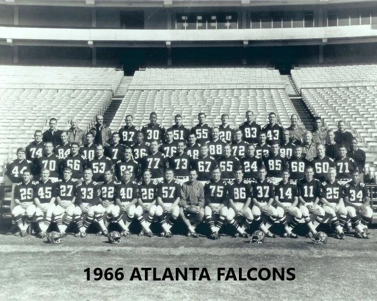 1966 Atlanta Falcons Team Keychain Football Picture Nfl