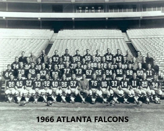 1966 Atlanta Falcons Team Keychain Football Picture Nfl