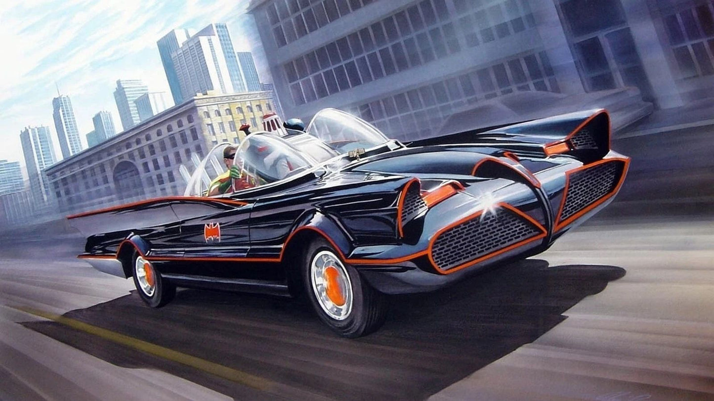 1966 Batman Magnet Adam West Bruce Wayne Joker Batmobile Gotham City 1