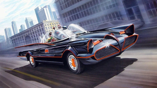 1966 Batman Magnet Adam West Bruce Wayne Joker Batmobile Gotham City 1