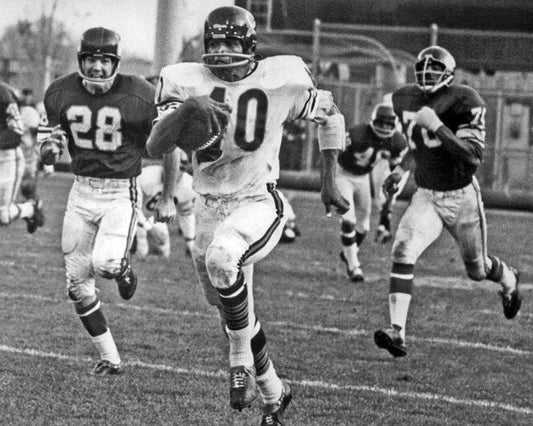 1966 Chicago Bears Gale Sayers Glossy Photo Football Print Poster Hof 77