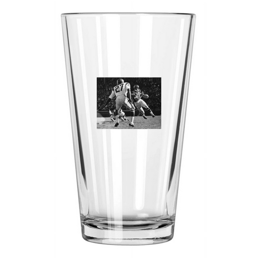 1966 Chicago Bears Gale Sayers Photo Photograph Pint Beer Drinking Glass