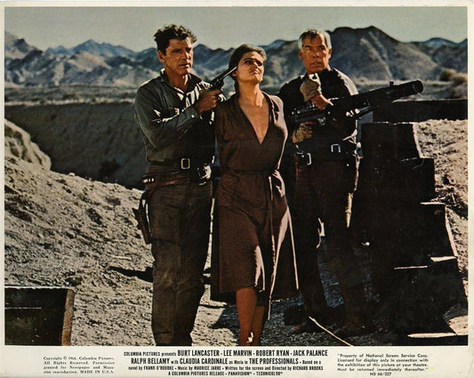1966 Classic Western Movie Film The Professionals Picture Keychain Print