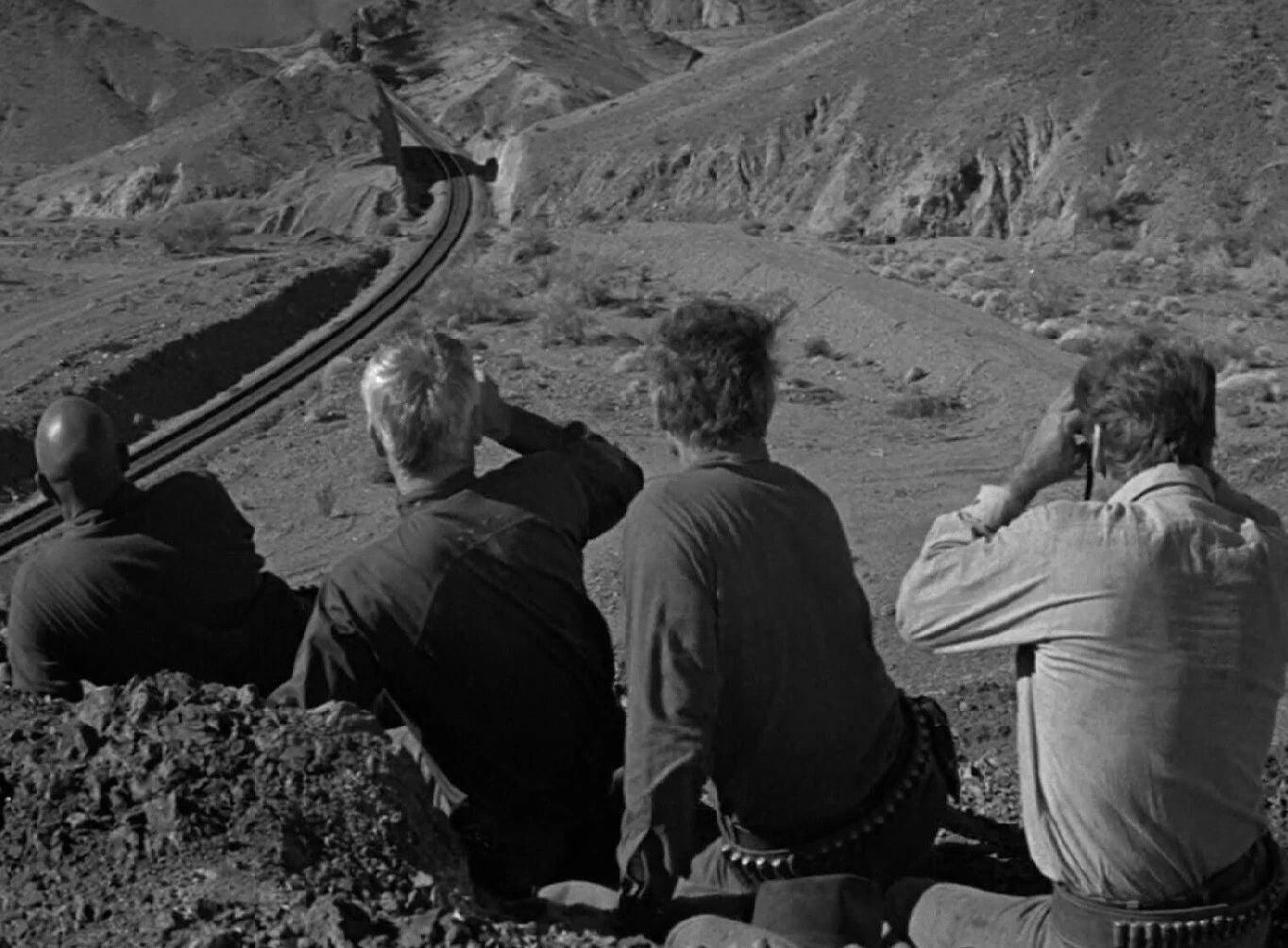 1966 Classic Western Movie Still The Professionals Picture Magnet Print