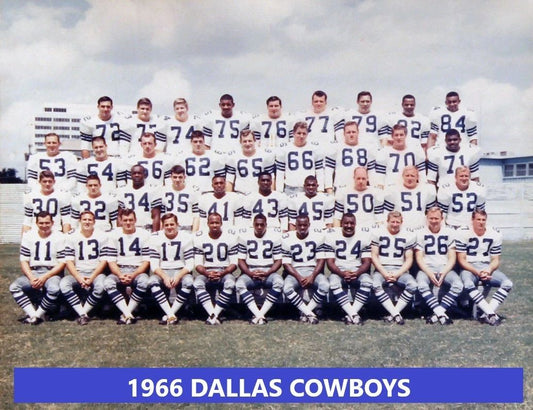 1966 Dallas Cowboys Team Keychain Nfl Football Picture Conference Champs