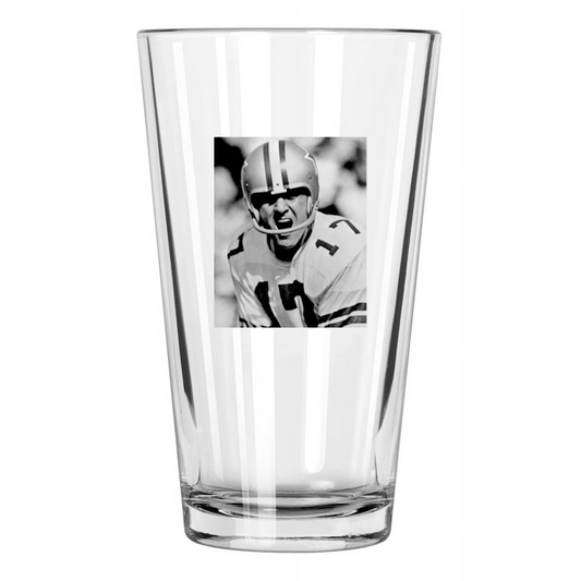 1966 Dallas Cowboys Don Meredith Photo Nfl Football Pint Beer Drinking Glass