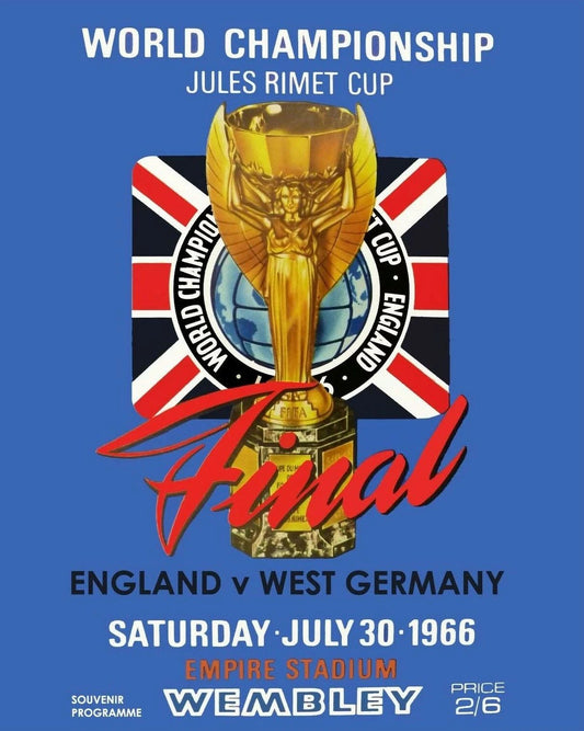1966 England Vs West Germany Magnet Soccer Picture World Cup Wembley