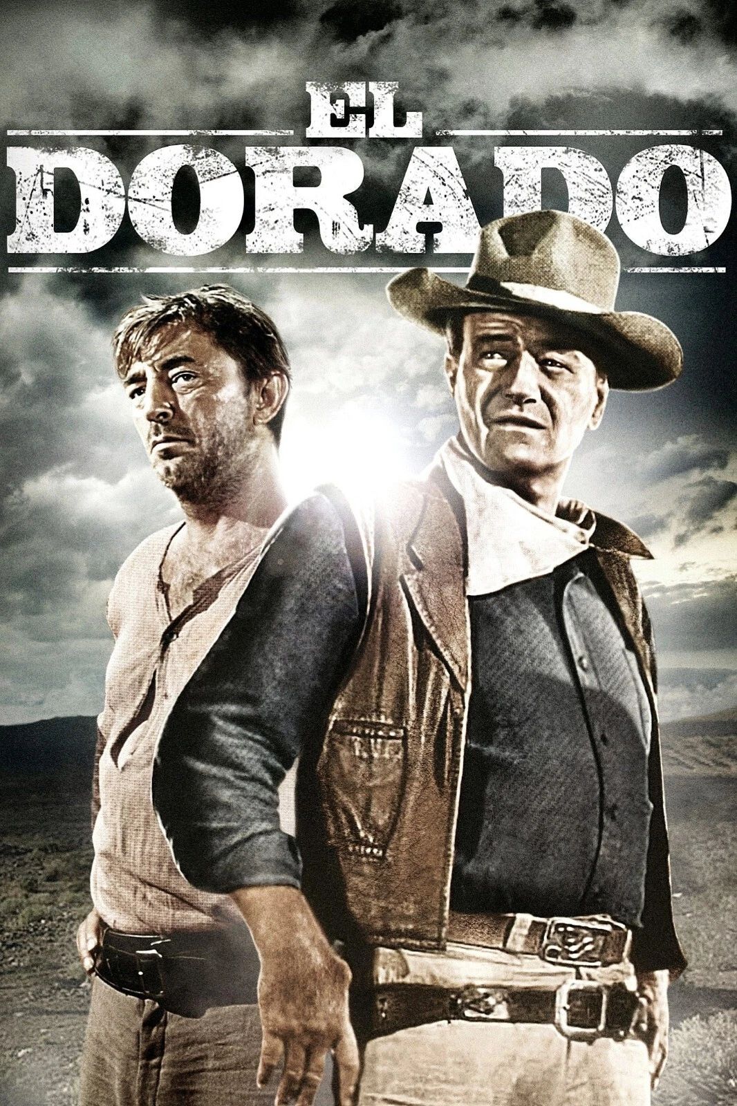 1966 El Dorado Movie Poster John Wayne Robert Mitchum James Caan