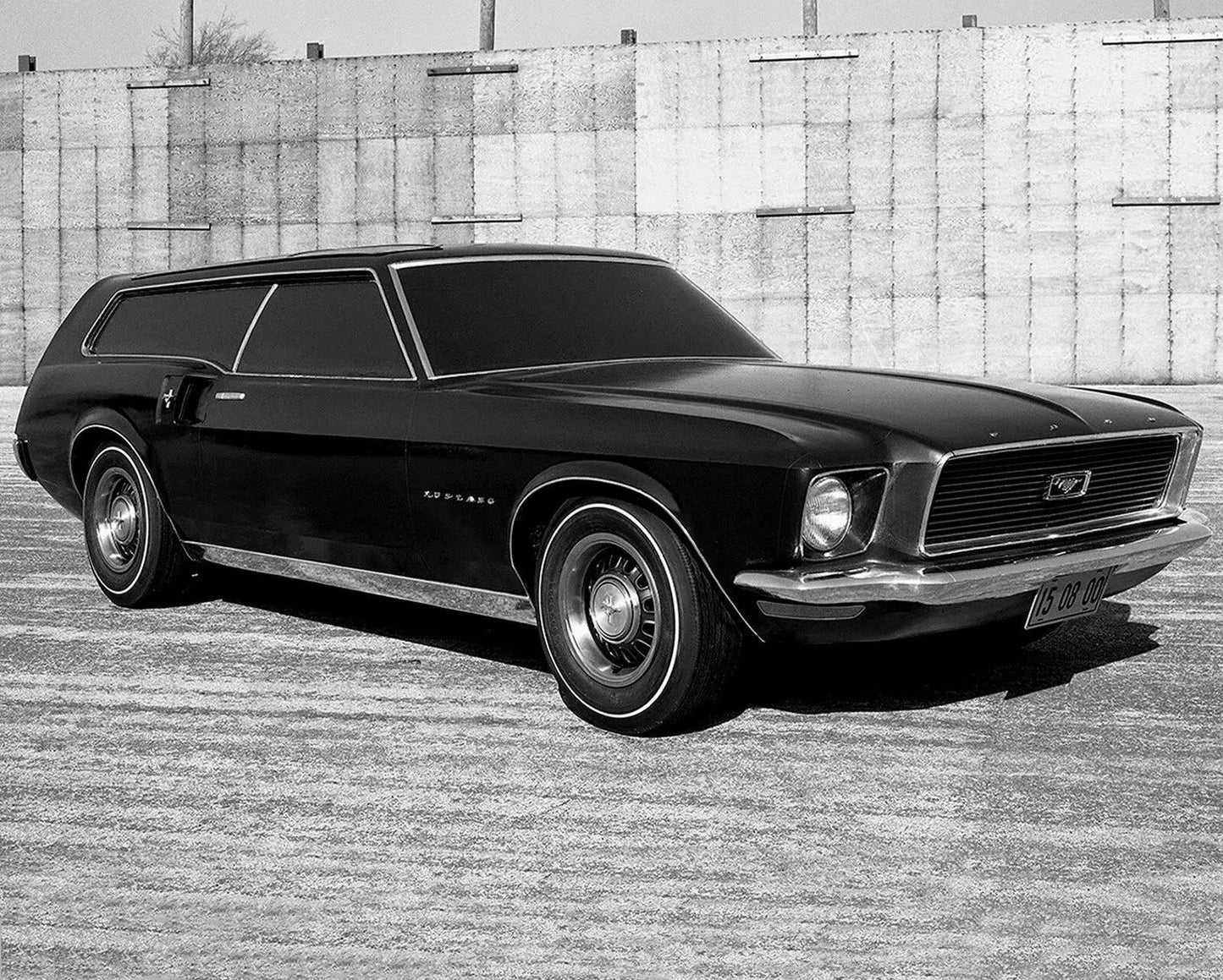 1966 Ford Mustang Station Wagon Classic Concept Car Poster Photo