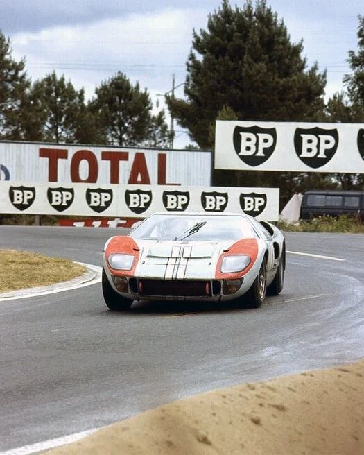 1966 Ken Miles #1 Gt Ford Mk Ii Glossy Magnet 24 Hours Of Le Mans Print 1