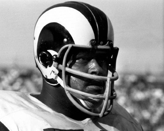 1966 Los Angeles Rams Rosey Grier Glossy Magnet Print Football Magnet