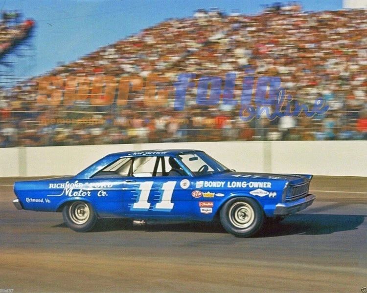 1966 Nascar Driver Ned Jarrett Glossy Photo Stock Car Poster Print 1
