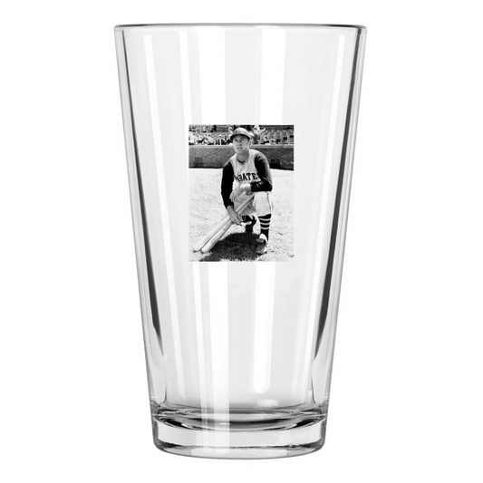 1966 Pittsburgh Pirates Bill Mazeroski Photo Baseball Pint Beer Drinking Glass