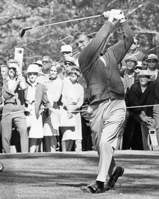 1966 Pro Golfer Arnold Palmer Glossy Magnet PGA Swing Magnet