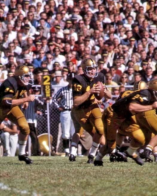 1966 Purdue Boilermakers Bob Griese Glossy Magnet College Football Print