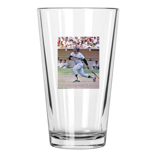 1966 San Francisco Giants Willie Mays Photo Hof 79 1 Pint Beer Drinking Glass
