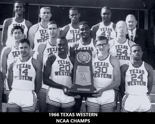1966 Texas Western Miners Team Keychain Ncaa Basketball Champs